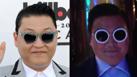 Se hace pasar por PSY y se codea con celebridades en Cannes