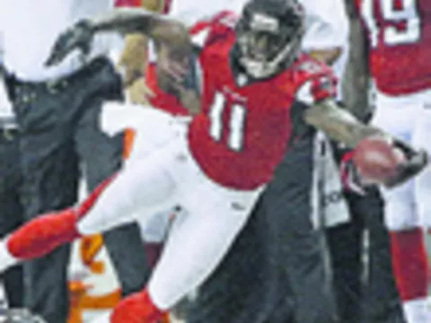 Julio Jones acabó con los Rams de San Luis 