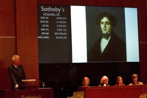 Un retrato de Goya se queda sin comprador