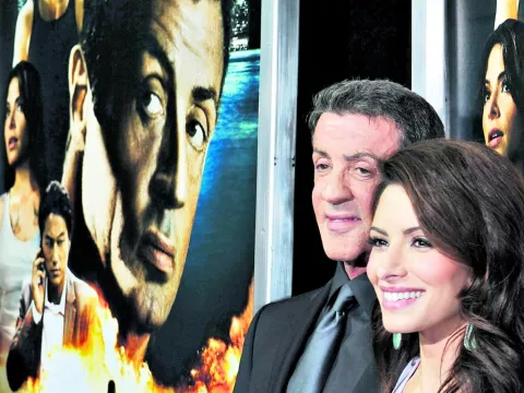 El bótox hizo estragos  en el rostro de Stallone 