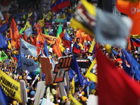 Oposición Venezolana hace demostración de fuerza
