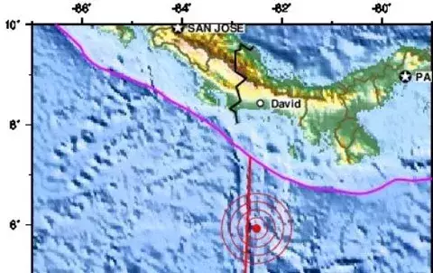 Un sismo de 4,4 grados Richter sacude el occidente de Panamá