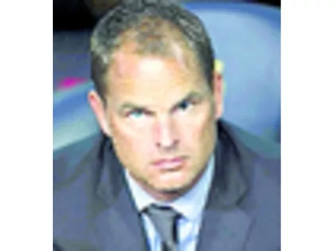 De  Boer se marcha decepcionado por el resultado 