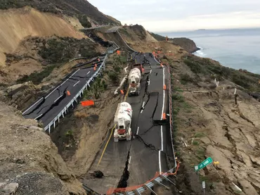 VIDEO: Carretera escénica en zona turística de México se hunde