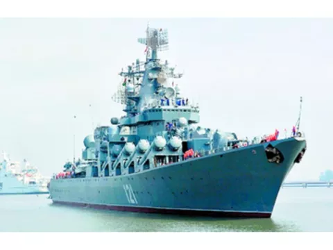 El destructor ruso Moskvá entra en las aguas  del Mediterráneo el próximo 17 de septiembre 
