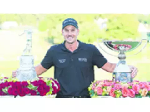 Henrik Stenson vivió un año de ensueño y alegrías  