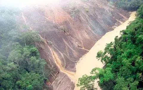 Embalse de  Palo Blanco se deshizo naturalmente 