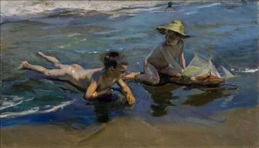 Escena de playa de Sorolla se subastará por unos 3,5 millones de dólares