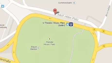 A Google se le escapó de nuevo el nombre de Hitler en el mapa alemán