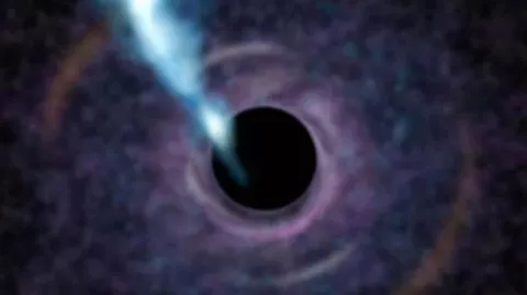 NuSTAR observa un agujero negro gigante en el centro de la galaxia