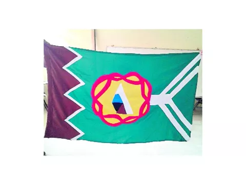 Con la bandera se busca dar una identidad al grupo indígena 