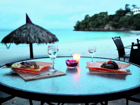 Una cena especial frente al mar