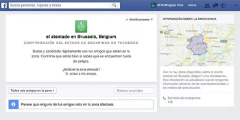 Facebook activa el botón "Estoy bien" tras el ataque en Bruselas