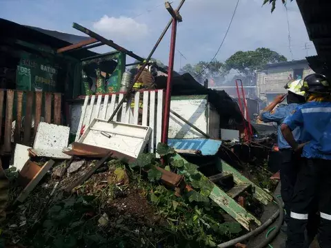 Una familia damnificada tras incendio en Viejo Veranillo 