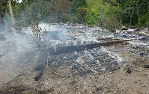 Fuego destruye casa de adulto mayor en Bugaba 