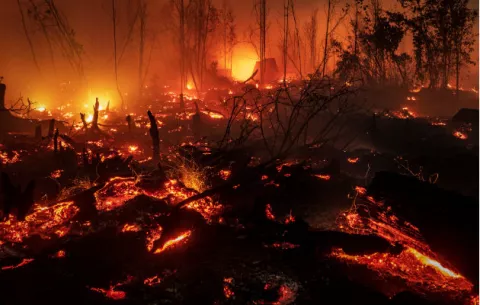 Incendios devastan en lados opuestos del mundo
