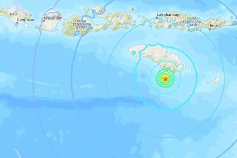 Un sismo de magnitud 6 golpea la región de Sumba en el sur de Indonesia