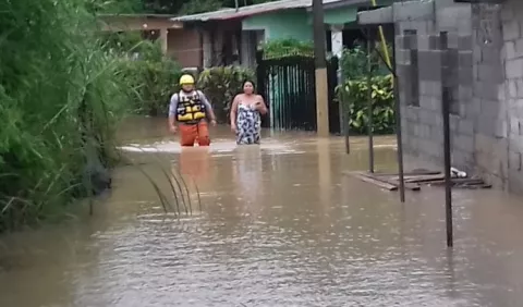Mal tiempo afecta  a Colón y Chilibre