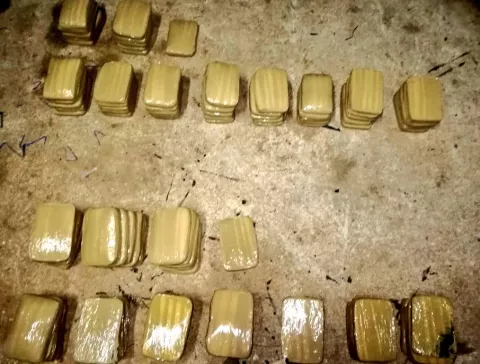 Senan decomisa cocaína que flotaba en Isla Seca, Chiriquí
