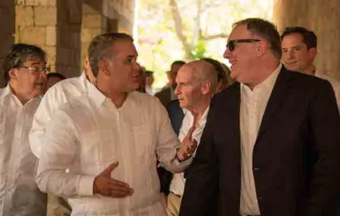 Iván Duque y Mike Pompeo renuevan su compromiso contra las drogas y la democracia