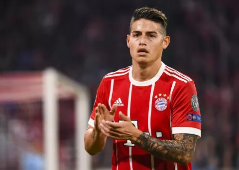 El colombiano James Rodríguez se rompe los ligamentos