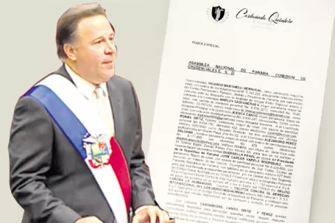 Denuncian penalmente a Juan Carlos Varela en  la Asamblea  por tentativa de homicidio