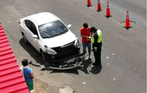 Dos lesionados en accidentes viales al iniciar Jueves Santo en Panamá Oeste 