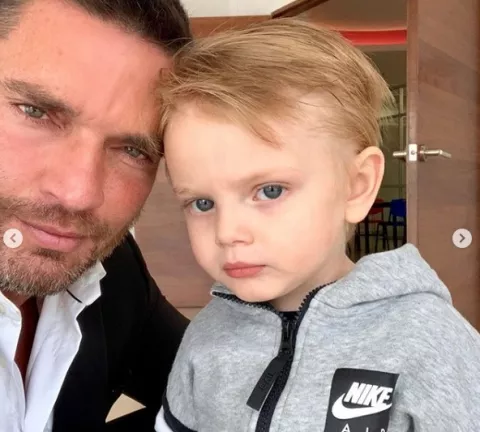 Julián Gil dice que no extraña a su hijo Matías