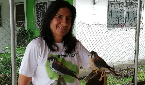 Karla Aparicio: Urge concienciar sobre el valor del  águila harpía