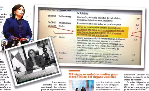 Procuradora Kenia Porcell reta a los diarios de Editora Panamá América 