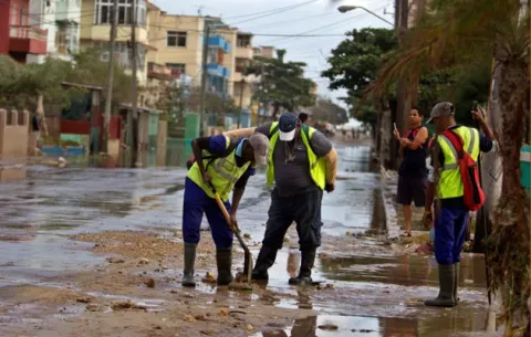 Temporal causa inundaciones en el litoral de La Habana y el occidente de Cuba