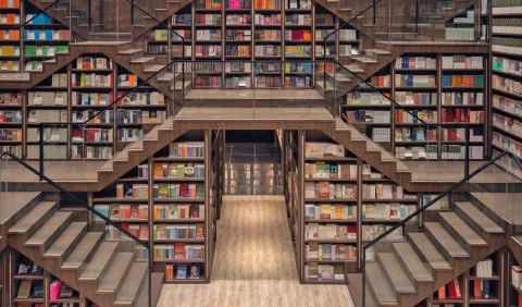 La librería encantada, singular diseño arquitectónico que cautiva