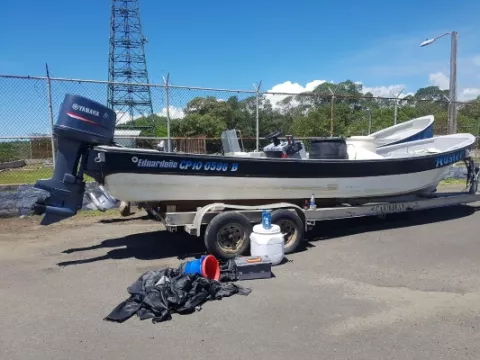 Colombianos usan el río La Villa en Los Santos como ruta para tráfico de drogas