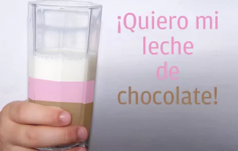 Quitarle la leche de chocolate como opción a los niños los vuelve un poco rebeldes