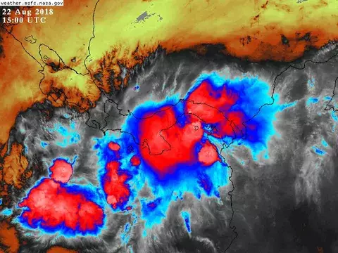 Sinaproc emite alerta verde por sistema de baja presión en todo el país