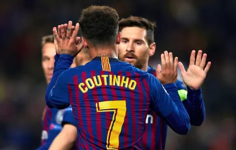 Barcelona arrolla al Lyon en el Camp Nou y clasifica a cuartos