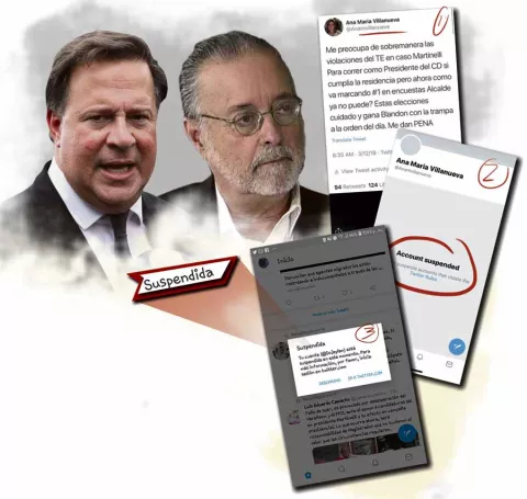 Masivo cierre de cuentas tras críticas a fallo del Tribunal Electoral