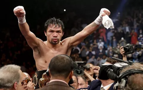 Pacquiao no se olvida de Floyd Mayweather