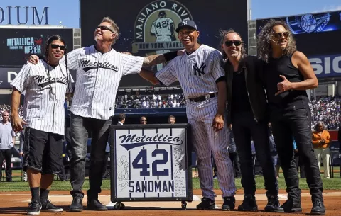 Mariano Rivera aprecia a los integrantes de Metallica, pero no su música
