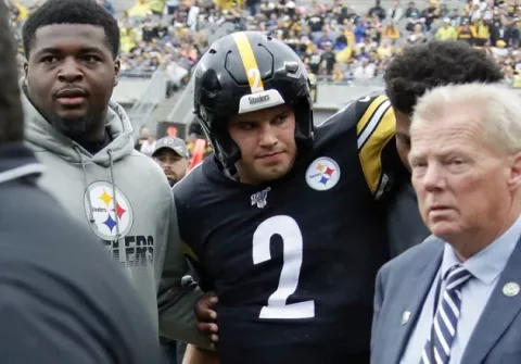 Mason Rudolph sigue bajo el protocolo de conmociones cerebrales y 'parece estar bien'