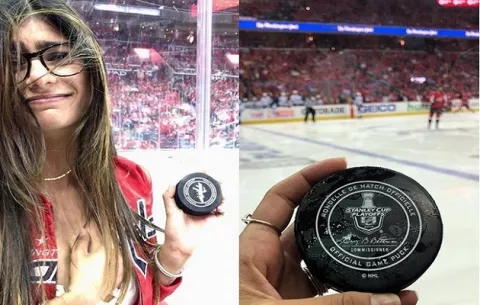 Impacto de un disco de hockey obliga a exactriz a pasar por el quirófano