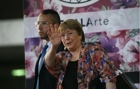 Bachelet pasa sus primeras horas en Venezuela reunida con el oficialismo