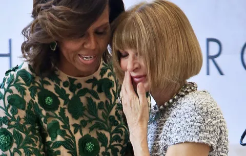 Michelle Obama y Anna Wintour planean abrir taller de moda en la Casa Blanca