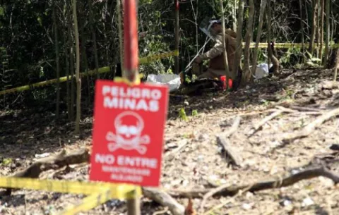 Al menos 262 víctimas de minas en Colombia entre enero y agosto, según el CICR