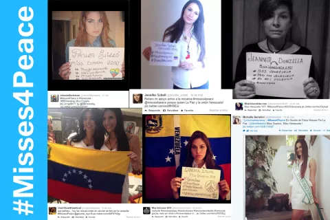 Lanza campaña #Misses4Peace para Venezuela
