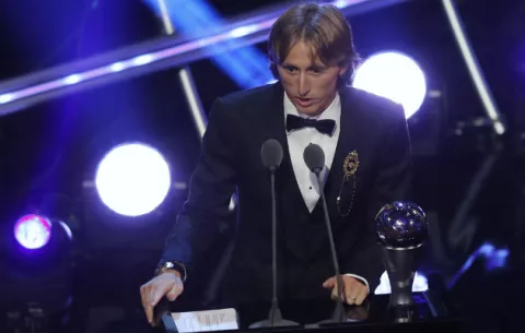 Luka Modric es elegido  'The Best'