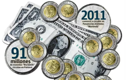 Monedas 'Martinellis' le ganan la partida al dólar en Panamá