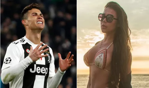 Cristiano Ronaldo apostó morder el trasero de una modelo