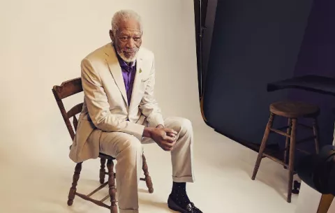 Morgan Freeman  está en Panamá para presentar documental 