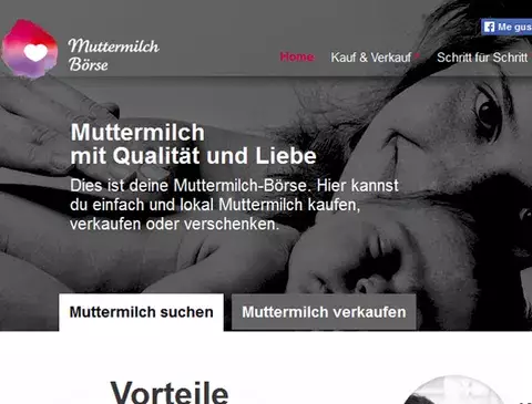 Una madre alemana pone en marcha un portal de intercambio de leche materna